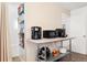 Well-organized kitchen featuring a pantry, coffee maker, microwave, and storage at 3100 W 94Th Ave, Westminster, CO 80031