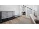 Bedroom featuring a desk, chair, rug, natural light, and a pet kennel at 7315 Blue Water Dr, Castle Rock, CO 80108