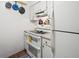 Functional kitchen featuring a white oven, range, and refrigerator for everyday cooking at 3613 S Sheridan Blvd # 10, Denver, CO 80235