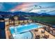 Community lap pool and leisure pool with mountain views at 14204 W 88Th Dr # C, Arvada, CO 80005