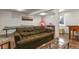 Finished basement featuring a comfortable seating area and game space at 6392 S Lafayette St, Centennial, CO 80121