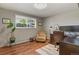 Comfortable office featuring a hardwood floors, large desk, and natural lighting at 6392 S Lafayette St, Centennial, CO 80121