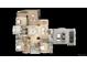 Detailed floor plan of a spacious home with a large kitchen and a three-car garage at 1721 Arrowpoint Ct, Franktown, CO 80116