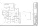 Detailed architectural plan showcases the open-concept layout of the main floor, including a gourmet kitchen and 3-car garage at 1721 Arrowpoint Ct, Franktown, CO 80116