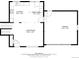 Layout featuring a kitchen, dining area, living room, and garage at 356 Aquarius Ct, Littleton, CO 80124
