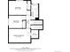 Floor plan featuring bedrooms, a bathroom, and a walk-in closet at 356 Aquarius Ct, Littleton, CO 80124