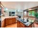 Spacious kitchen with a center island, modern appliances, and an open layout at 360 Morning Star Ln, Lafayette, CO 80026