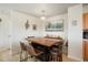 Cozy dining area with a unique table with plenty of seating space for Gathering meals at 15800 E 121St Ave # 4G, Brighton, CO 80603