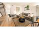 Comfortable living room with stylish decor, including a sectional sofa and decorative rug at 1150 Inca St # 39, Denver, CO 80204