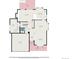 Detailed first floor plan showing layout of kitchen, living spaces, garage and porch at 17548 E Wesley Pl, Aurora, CO 80013