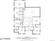 Upstairs floor plan of this large property showcasing the layout of the bedrooms and sitting area at 6677 Crossbridge Cir, Castle Rock, CO 80108