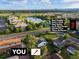 Aerial view of the neighborhood with easy access to local dining, shopping, and entertainment at 6801 W 52Nd Ave, Arvada, CO 80002