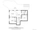 Detailed first floor plan showing layout of the living spaces, kitchen, bedroom, Gathering room, and utility room at 3630 Sawgrass Trl, Castle Rock, CO 80109