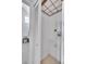 Small laundry closet with shelving and hookups at 11109 Alcott St # D, Westminster, CO 80234