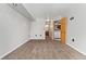 Bedroom features neutral carpet, recessed lighting, and access to other parts of the home at 601 W 11Th Ave # 109, Denver, CO 80204