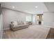 Spacious basement with plush carpet, light gray walls, wet bar, and recessed lighting at 4763 Laurelglen Ln, Highlands Ranch, CO 80130