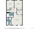 Detailed floor plan showcasing bedrooms, bathrooms, hall, primary bedroom, and walk-in closet (W.I.C.) at 5115 E Davies Dr, Centennial, CO 80122