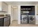 Bright laundry area conveniently located near the kitchen, features modern appliances at 1572 W Long Ave, Littleton, CO 80120