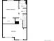 Detailed floor plan showcasing the layout of the second level of the house at 3552 S Kittredge St # C, Aurora, CO 80013