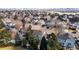 Aerial view of a well-planned suburban neighborhood, showcasing the layout and density of the homes at 9683 Las Colinas Dr, Lone Tree, CO 80124