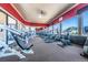 Well-equipped gym featuring modern exercise machines and large windows for natural light at 4630 Copeland Cir # 201, Highlands Ranch, CO 80126