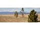 Expansive land view showcasing a picturesque skyline with stunning snow-capped mountains in the distance at 12965 Grassland St, Longmont, CO 80504