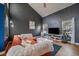Cozy living room boasting vaulted ceilings, recessed lights, and windows with bright natural light at 5773 W 76Th Dr, Arvada, CO 80003