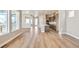 Open-concept living space with seamless flow to the kitchen, ideal for entertaining and Gathering gatherings at 21022 E 63 Dr, Aurora, CO 80019