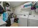 A clean laundry room area with washer and dryer at 18619 E 50Th Pl, Denver, CO 80249