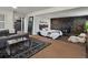 Cozy basement featuring stone fireplace and open layout at 11165 W 58Th Ave, Arvada, CO 80002