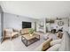 Inviting living room featuring stylish furniture, large TV, and an open layout at 190 E Highline Cir # 302, Centennial, CO 80122