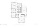 First floorplan featuring primary bedroom, living room, dining room, kitchen, and attached garage. Dimensions are approximate at 16485 E 117Th Ave, Commerce City, CO 80022
