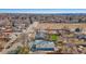 Neighborhood aerial view showcasing the house, its surroundings, landscaping, and location within the community at 1027 Norfolk St, Aurora, CO 80011
