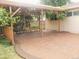 Backyard patio with pergola and seating at 3150 Kassler Pl, Westminster, CO 80031