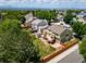 Aerial view of property with well-maintained backyard and surrounding neighborhood at 2882 Signal Creek Dr, Thornton, CO 80241