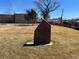 Community park with the Smokey Park monument surrounded by grass and a picnic table at 805 Park Ave, Fort Lupton, CO 80621