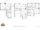 Detailed floor plan showcasing the layout of a three-story home, including room dimensions and spatial relationships at 9272 Melborne Ct, Parker, CO 80134