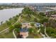 Aerial shot showcasing a vibrant neighborhood park with playground and recreational area at 1820 Newland Ct # 310, Lakewood, CO 80214