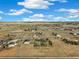 Nice aerial view of a community of homes at 56330 E 37Th Ct, Strasburg, CO 80136