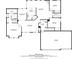 Detailed floor plan showcasing the layout of the home, including living spaces, bedrooms, and garage at 56330 E 37Th Ct, Strasburg, CO 80136