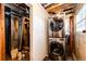 Laundry room with stacked washer and dryer at 43388 Somerset Ct, Elizabeth, CO 80107