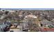 Aerial neighborhood view, showcasing tree-lined streets and neighborhood charm at 1922 E 18Th Ave, Denver, CO 80206