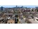 Breathtaking aerial view showcases the cityscape and surrounding neighborhood at 1922 E 18Th Ave, Denver, CO 80206