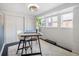 Bright office with ample natural light, modern decor, and a cozy shag rug at 1922 E 18Th Ave, Denver, CO 80206