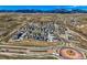 Panoramic aerial view showcasing a well-planned community near the mountains at 128 E Douglas St, Superior, CO 80027