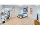 This spacious bedroom offers natural light, a dedicated workspace, and a comfortable sleeping area at 5300 E Cherry Creek South Dr # 804, Denver, CO 80246