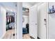 Hallway shot, showcasing a view of the large closet and entry to the home at 5300 E Cherry Creek South Dr # 804, Denver, CO 80246