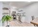 Well-lit kitchen features stainless steel appliances, gray granite countertops, and modern white cabinetry at 5300 E Cherry Creek South Dr # 804, Denver, CO 80246