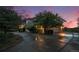 Exterior view of home featuring a spacious driveway and mature landscaping at 5855 Saddle Creek Trl, Parker, CO 80134