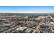 Aerial view of neighborhood, highlighting property location and city views at 2726 Federal Blvd # 1, Denver, CO 80211